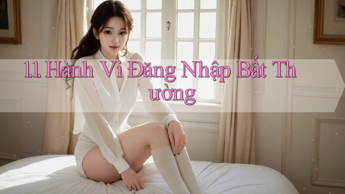 1. 1. Hành Vi Đăng Nhập Bất Thường 1. 1. Hành Vi Đăng Nhập Bất Thường
