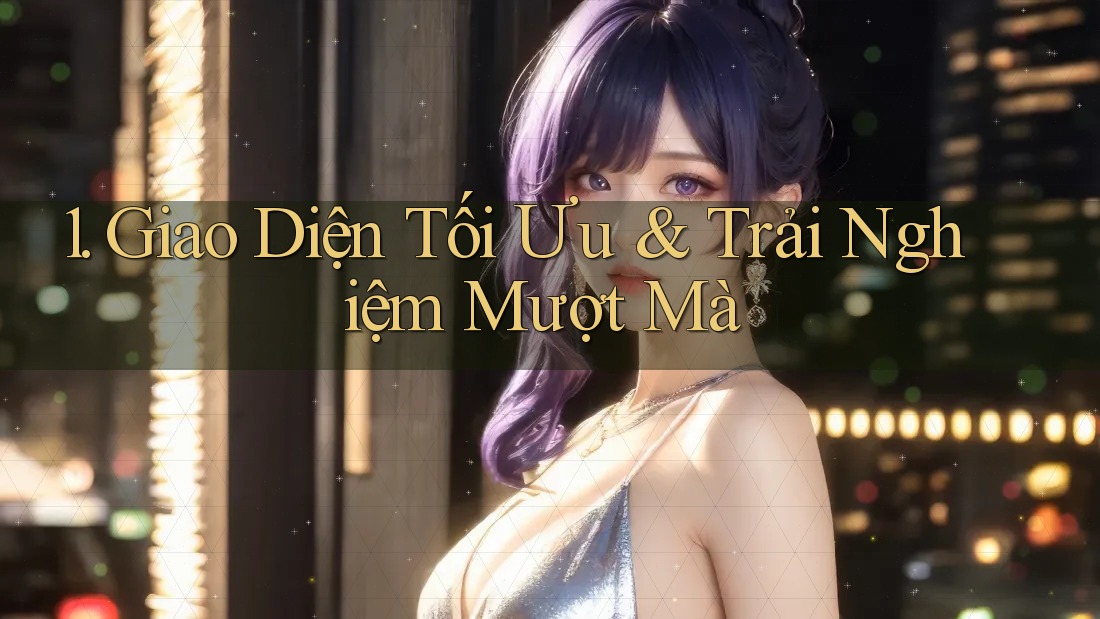1. Giao Diện Tối Ưu & Trải Nghiệm Mượt Mà 1. Giao Diện Tối Ưu & Trải Nghiệm Mượt Mà
