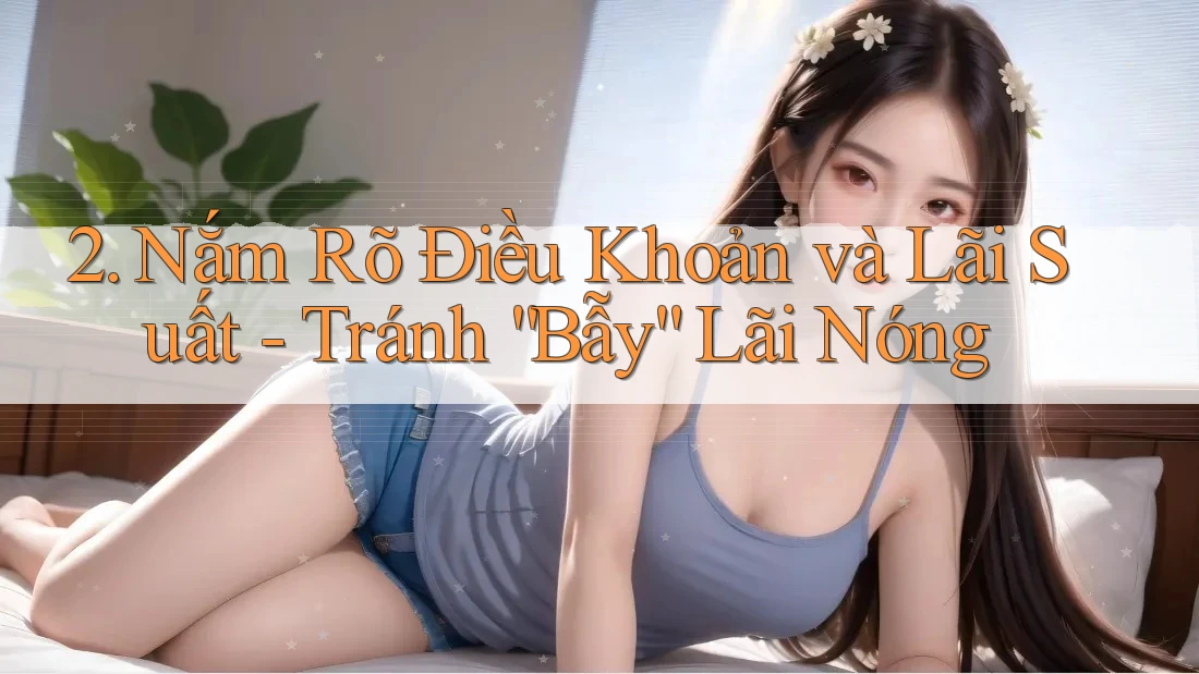 2. Nắm Rõ Điều Khoản và Lãi Suất - Tránh “Bẫy” Lãi Nóng 2. Nắm Rõ Điều Khoản và Lãi Suất - Tránh “Bẫy” Lãi Nóng