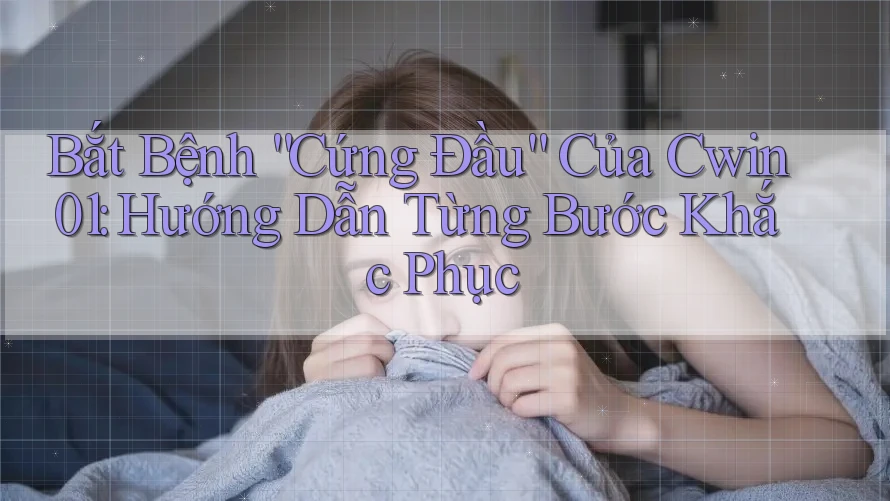Bắt Bệnh “Cứng Đầu” Của Cwin01: Hướng Dẫn Từng Bước Khắc Phục