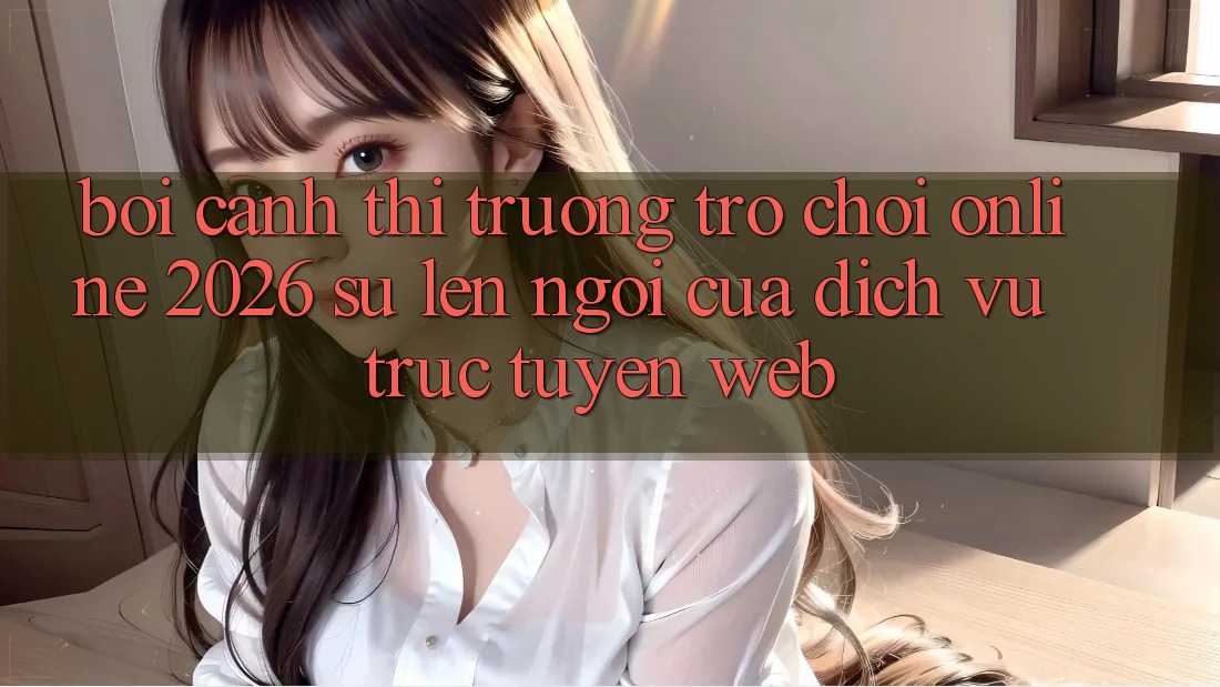 Bối Cảnh Thị Trường Trò chơi Online 2026: Sự Lên Ngôi Của Dịch vụ trực tuyến Web