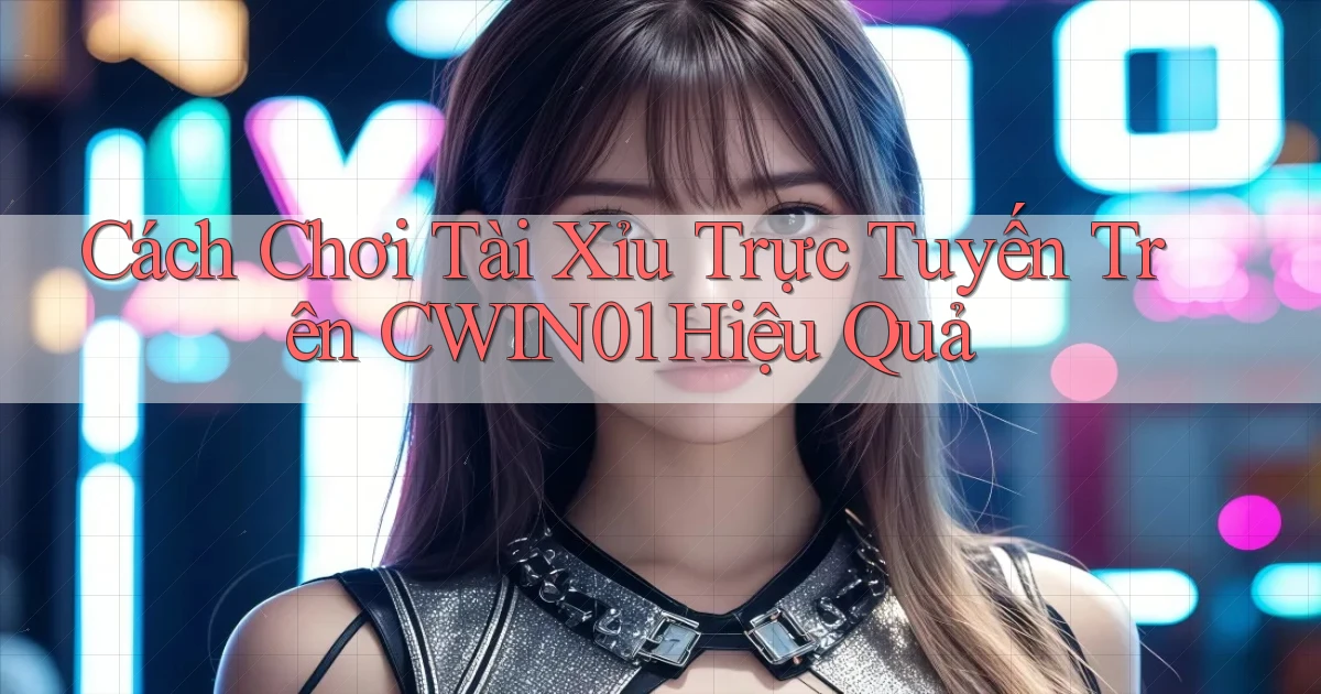 cách chơi tài xỉu trực tuyến trên cwin01 hiệu quả