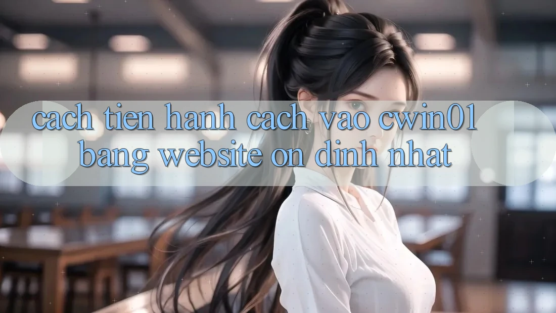 Cách tiến hành Cách Vào Cwin01 Bằng Website Ổn định Nhất