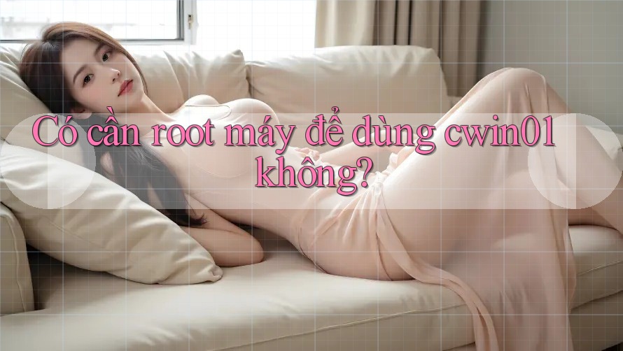 Có cần root máy để dùng cwin01 không?