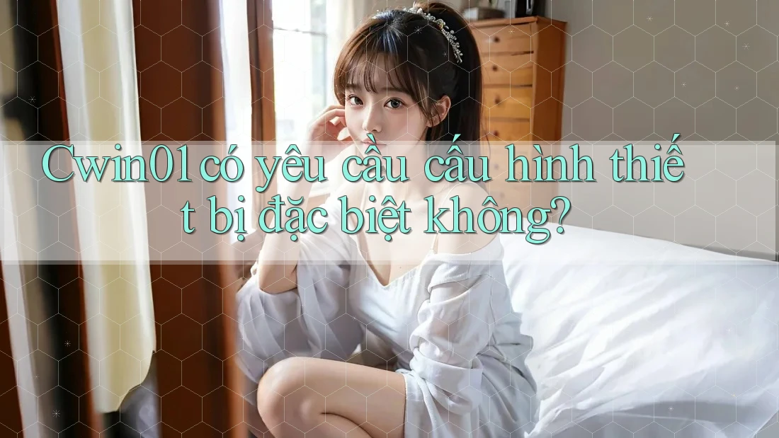 Cwin01 có yêu cầu cấu hình thiết bị đặc biệt không?