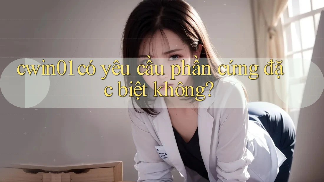 cwin01 có yêu cầu phần cứng đặc biệt không? cwin01 có yêu cầu phần cứng đặc biệt không?
