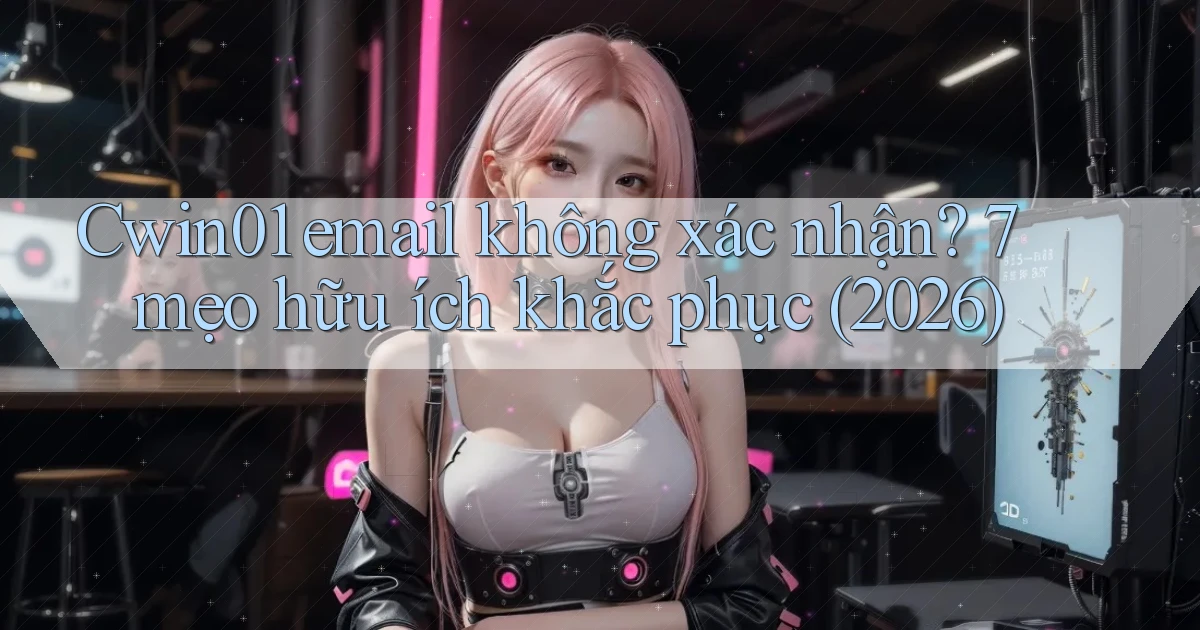 Cwin01 email không xác nhận 7 mẹo hữu ích khắc phục (2026)