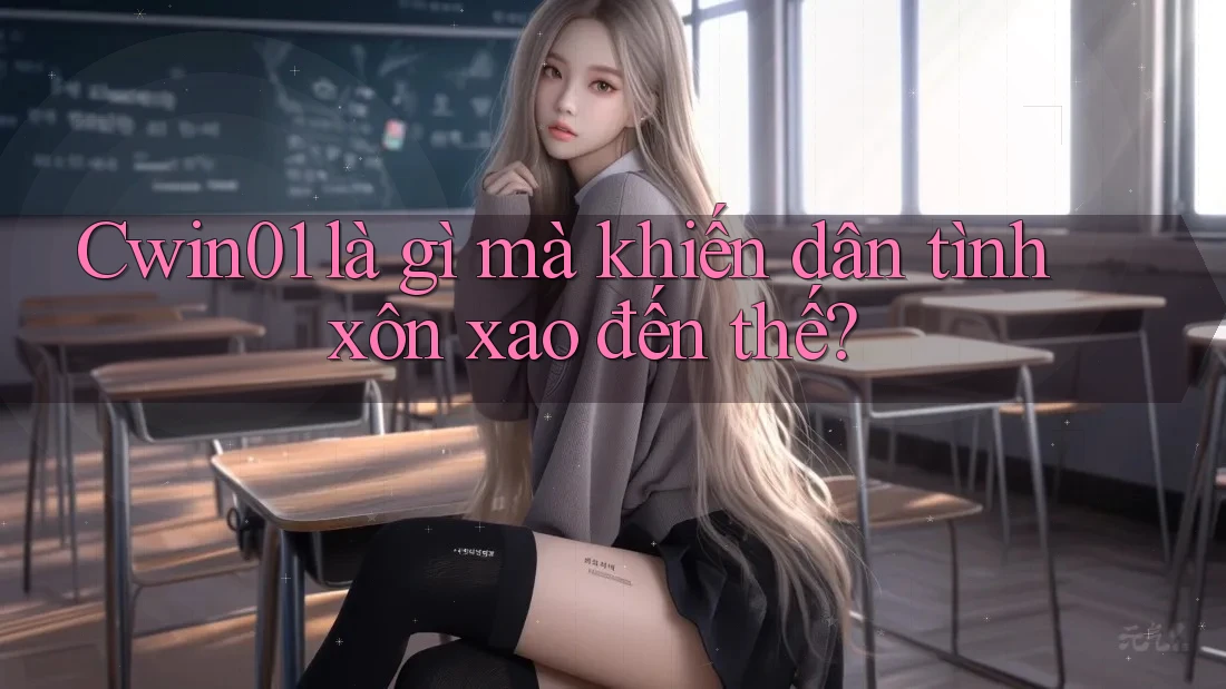Cwin01 là gì mà khiến dân tình xôn xao đến thế?