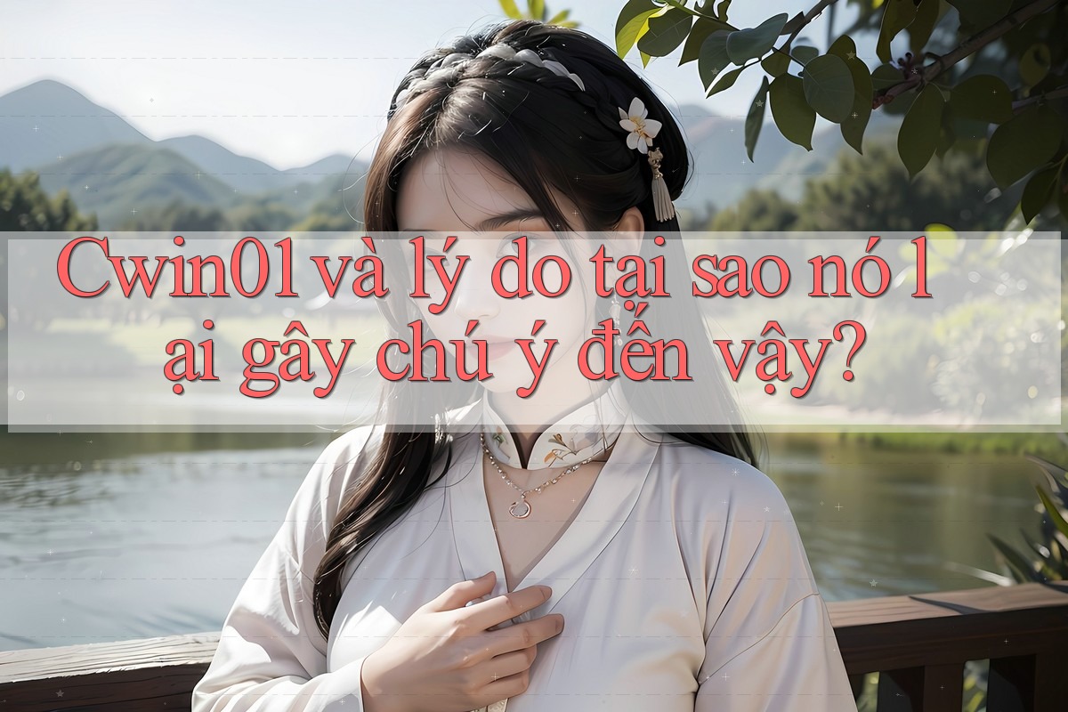 Cwin01 và lý do tại sao nó lại gây chú ý đến vậy? Cwin01 và lý do tại sao nó lại gây chú ý đến vậy?