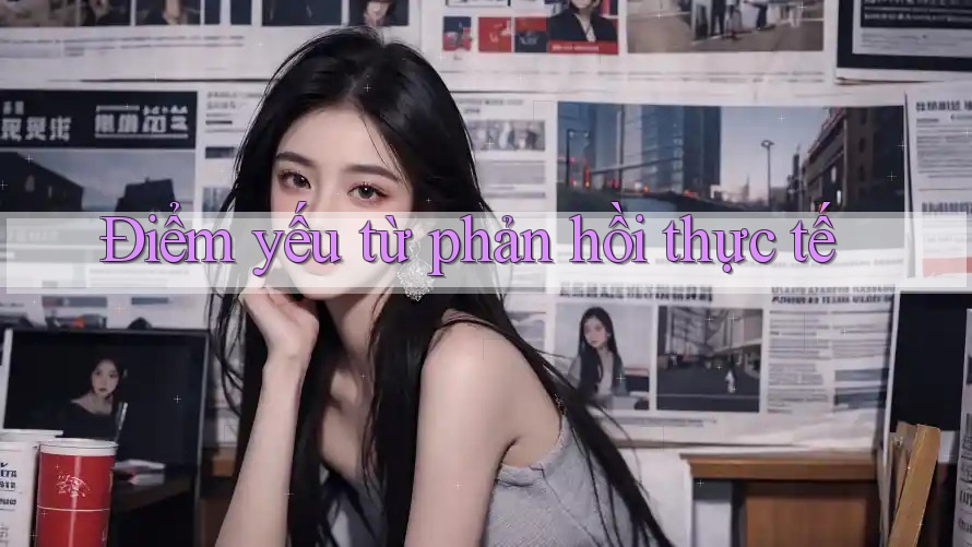 Điểm yếu từ phản hồi thực tế Điểm yếu từ phản hồi thực tế