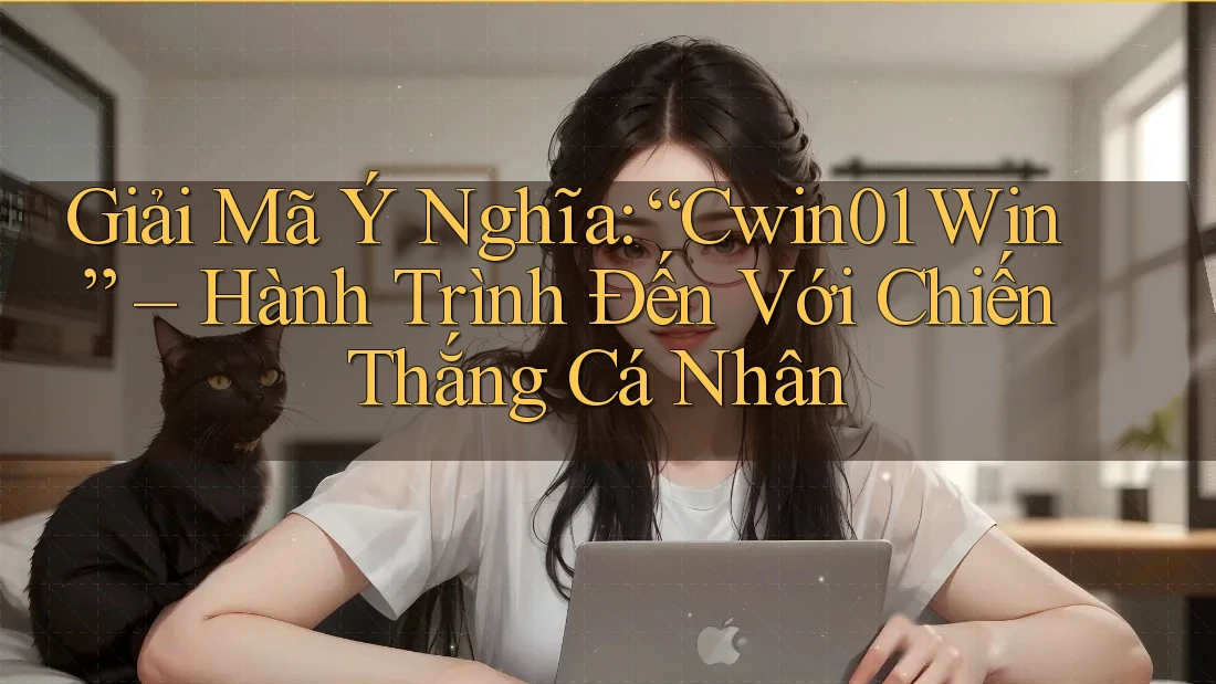 Giải Mã Ý Nghĩa: “Cwin01 Win” – Hành Trình Đến Với Chiến Thắng Cá Nhân