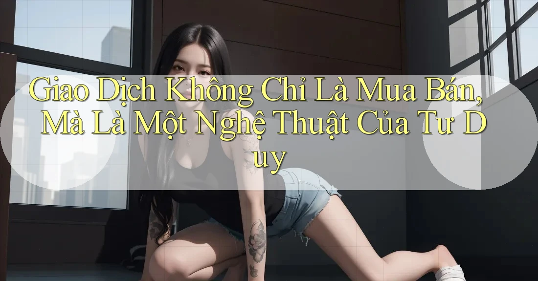Giao Dịch Không Chỉ Là Mua Bán, Mà Là Một Nghệ Thuật Của Tư Duy
