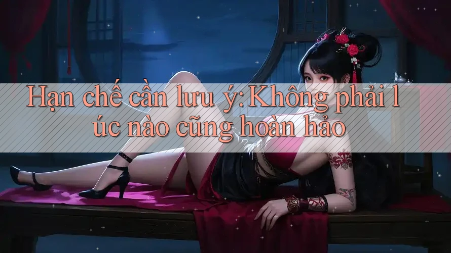 Hạn chế cần lưu ý: Không phải lúc nào cũng hoàn hảo Hạn chế cần lưu ý: Không phải lúc nào cũng hoàn hảo