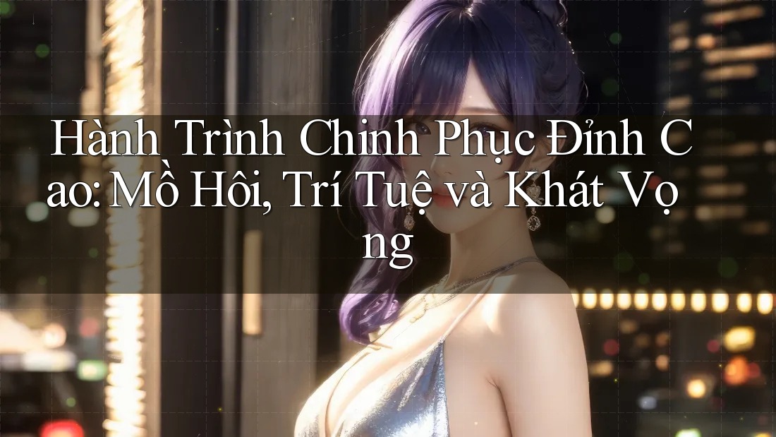 Hành Trình Chinh Phục Đỉnh Cao: Mồ Hôi, Trí Tuệ và Khát Vọng