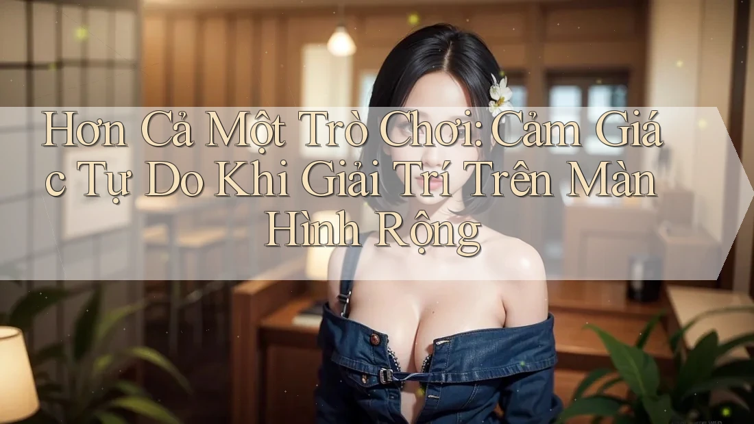 Hơn Cả Một Trò Chơi: Cảm Giác Tự Do Khi Giải Trí Trên Màn Hình Rộng