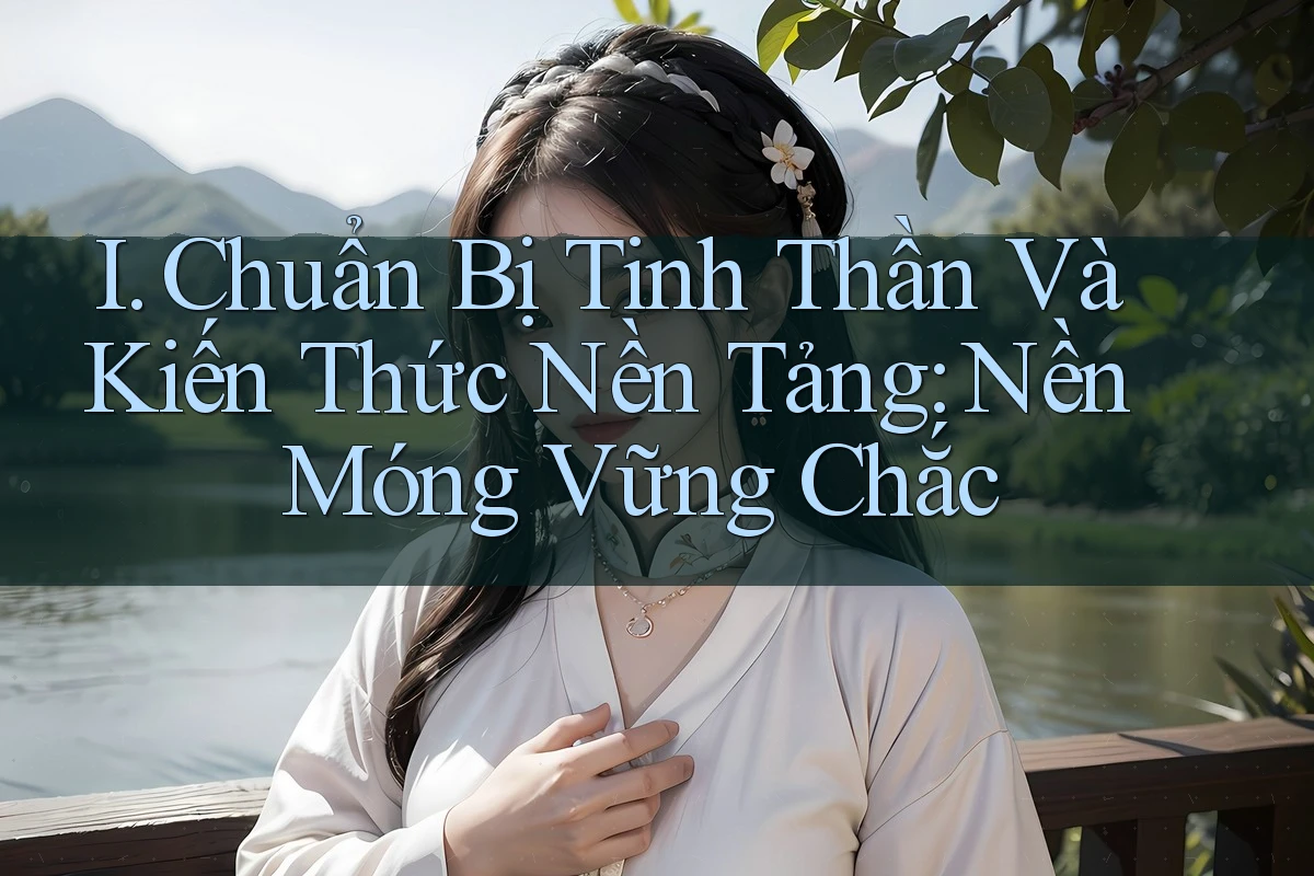 I. Chuẩn Bị Tinh Thần Và Kiến Thức Nền Tảng: Nền Móng Vững Chắc
