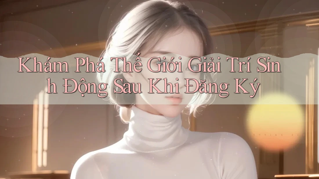 Khám Phá Thế Giới Giải Trí Sinh Động Sau Khi Đăng Ký