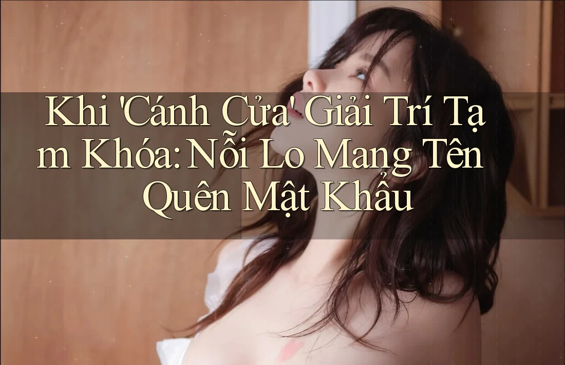 Khi 'Cánh Cửa' Giải Trí Tạm Khóa: Nỗi Lo Mang Tên Quên Mật Khẩu