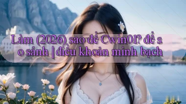Làm (2026) sao để Cwin01 để so sánh điều khoản minh bạch