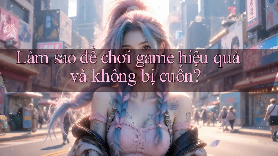 Làm sao để chơi game hiệu quả và không bị cuốn?