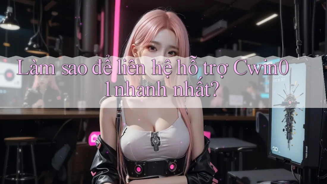 Làm sao để liên hệ hỗ trợ Cwin01 nhanh nhất? Làm sao để liên hệ hỗ trợ Cwin01 nhanh nhất?