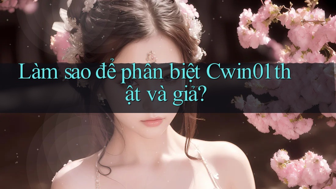 Làm sao để phân biệt Cwin01 thật và giả? Làm sao để phân biệt Cwin01 thật và giả?