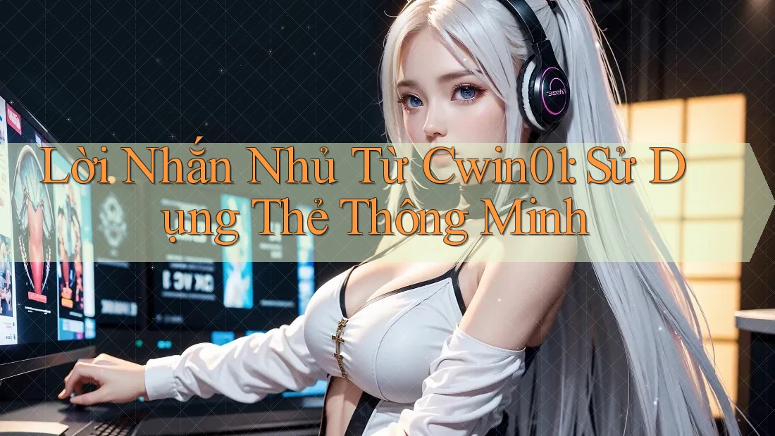 Lời Nhắn Nhủ Từ Cwin01: Sử Dụng Thẻ Thông Minh Lời Nhắn Nhủ Từ Cwin01: Sử Dụng Thẻ Thông Minh