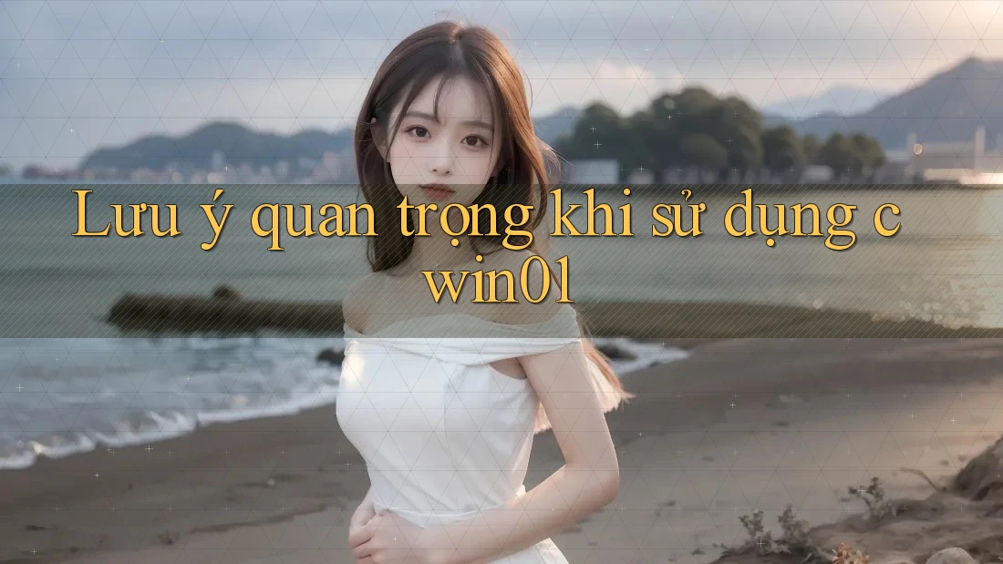 Lưu ý quan trọng khi sử dụng cwin01 Lưu ý quan trọng khi sử dụng cwin01