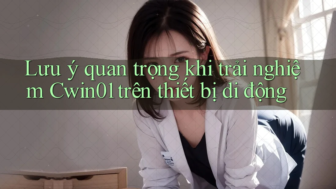 Lưu ý quan trọng khi trải nghiệm Cwin01 trên thiết bị di động