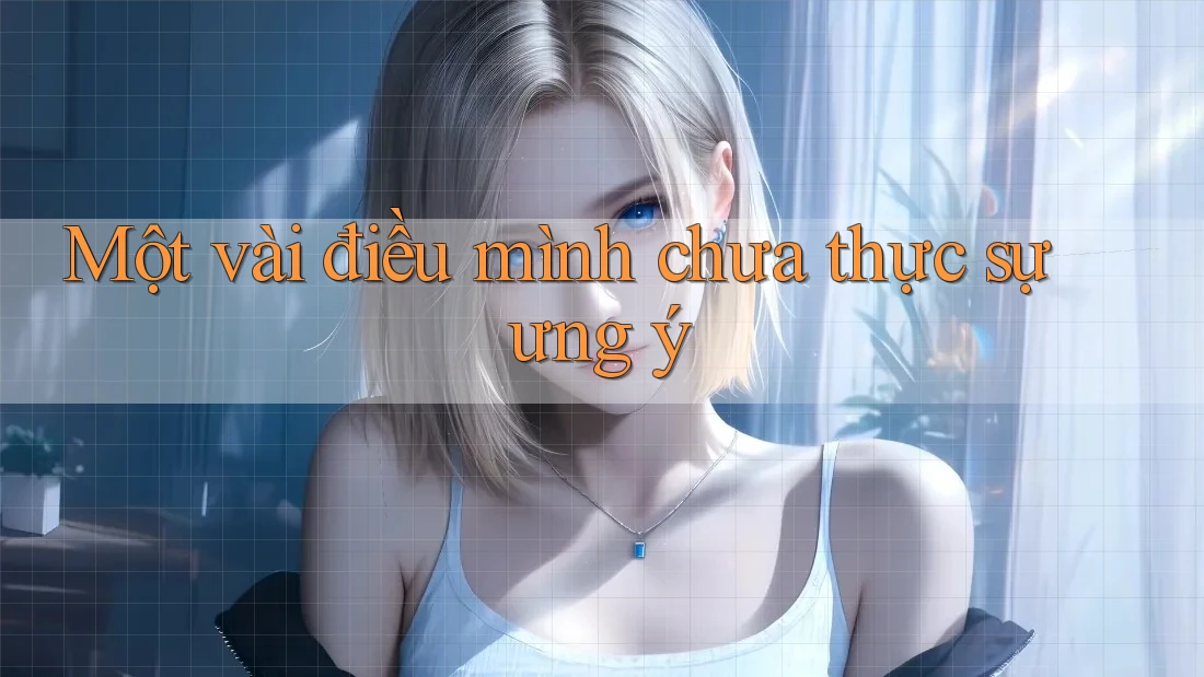 Một vài điều mình chưa thực sự ưng ý Một vài điều mình chưa thực sự ưng ý