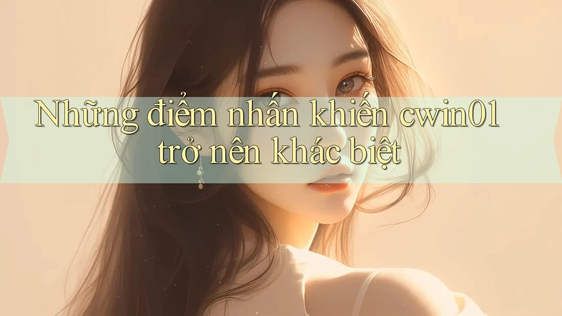 Những Điểm Nhấn Khiến Cwin01 Trở Nên Khác Biệt