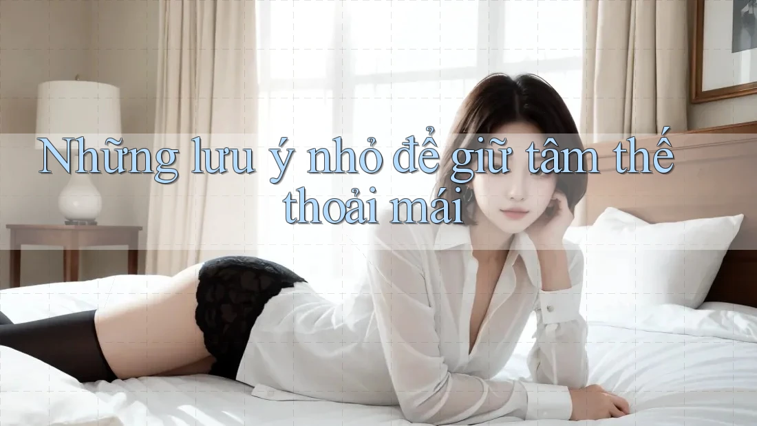 Những lưu ý nhỏ để giữ tâm thế thoải mái