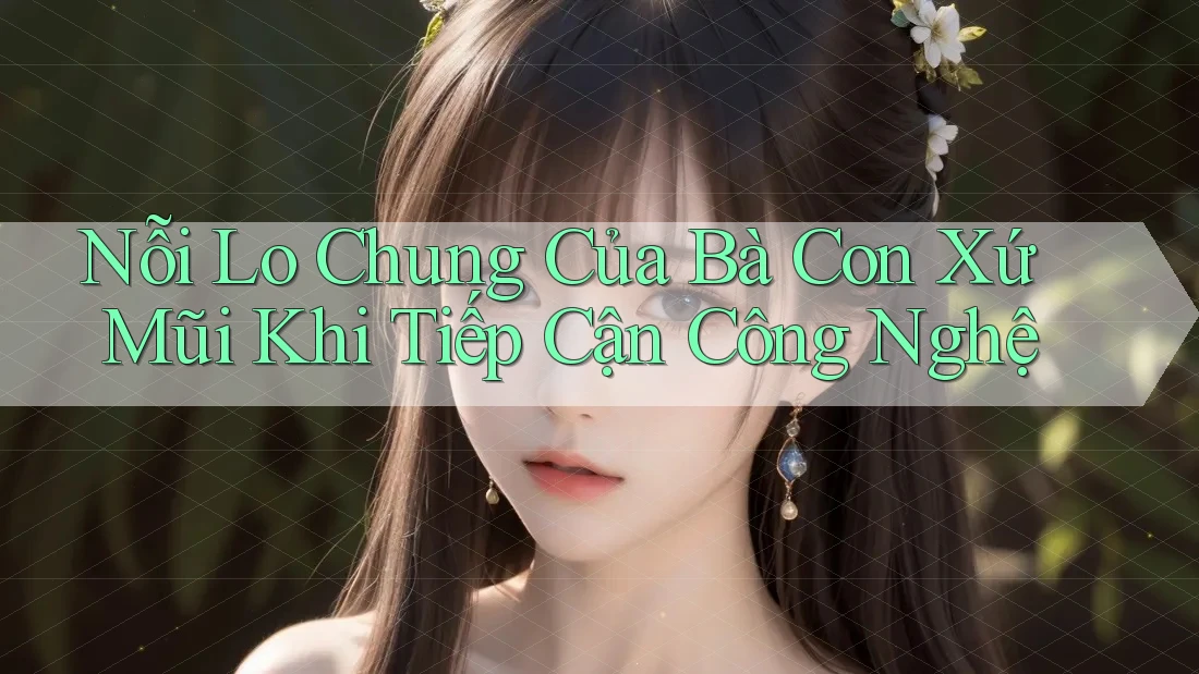 Nỗi Lo Chung Của Bà Con Xứ Mũi Khi Tiếp Cận Công Nghệ