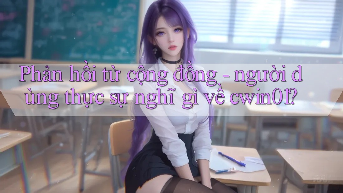 Phản hồi từ cộng đồng - người dùng thực sự nghĩ gì về cwin01? Phản hồi từ cộng đồng - người dùng thực sự nghĩ gì về cwin01?