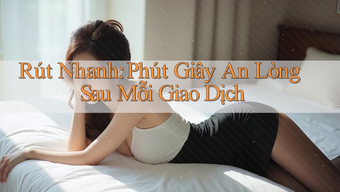 Rút Nhanh: Phút Giây An Lòng Sau Mỗi Giao Dịch Rút Nhanh: Phút Giây An Lòng Sau Mỗi Giao Dịch