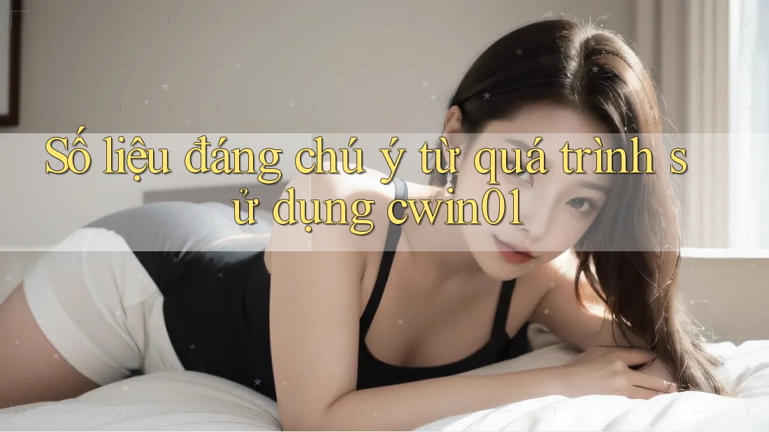 Số liệu đáng chú ý từ quá trình sử dụng cwin01