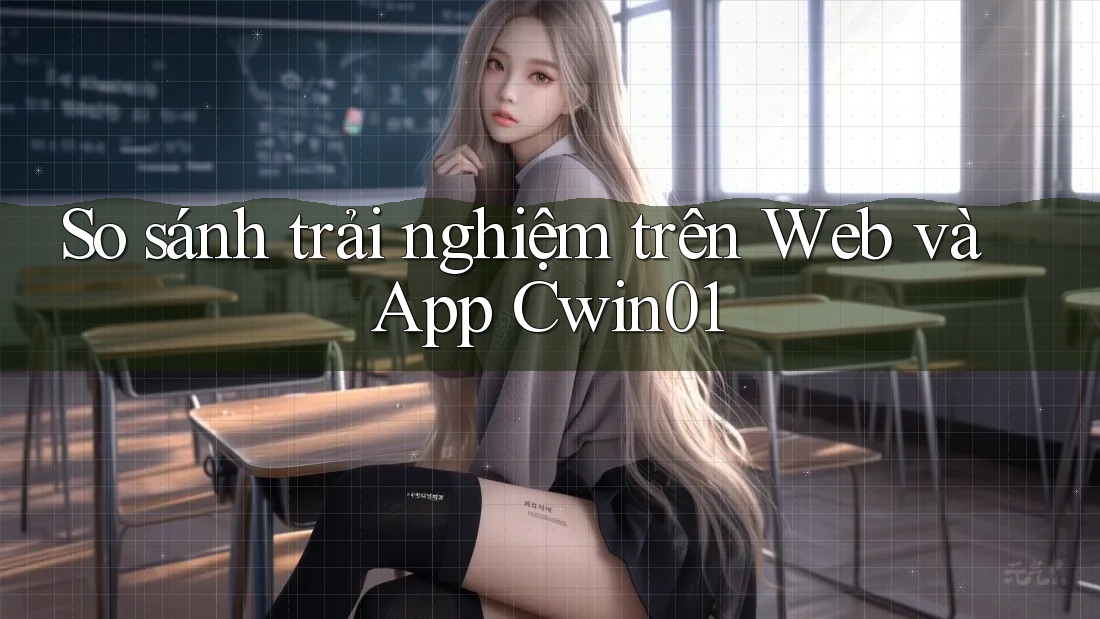 So sánh trải nghiệm trên Web và App Cwin01