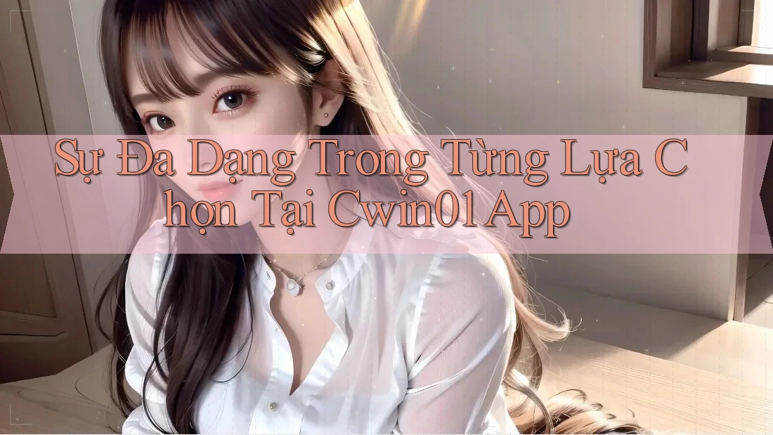 Sự Đa Dạng Trong Từng Lựa Chọn Tại Cwin01 App