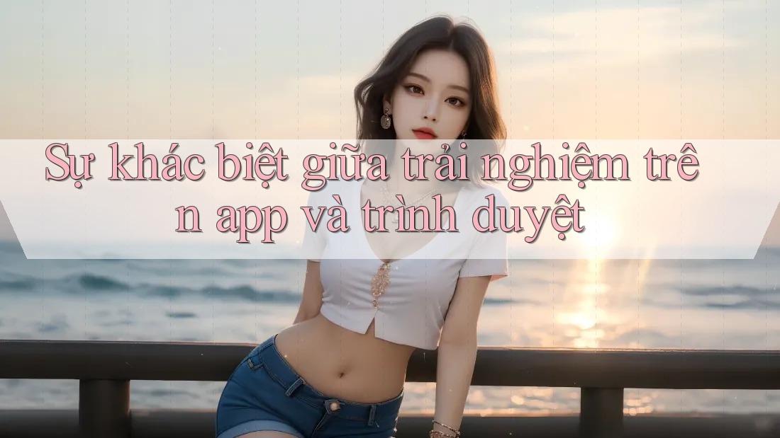 Sự khác biệt giữa trải nghiệm trên app và trình duyệt Sự khác biệt giữa trải nghiệm trên app và trình duyệt
