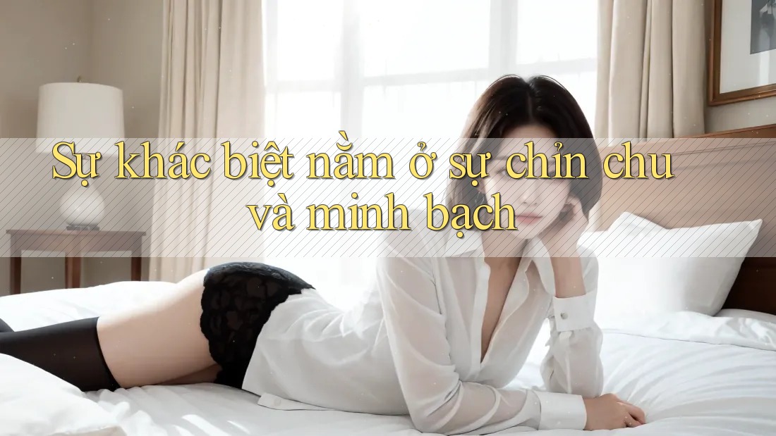 Sự khác biệt nằm ở sự chỉn chu và minh bạch Sự khác biệt nằm ở sự chỉn chu và minh bạch