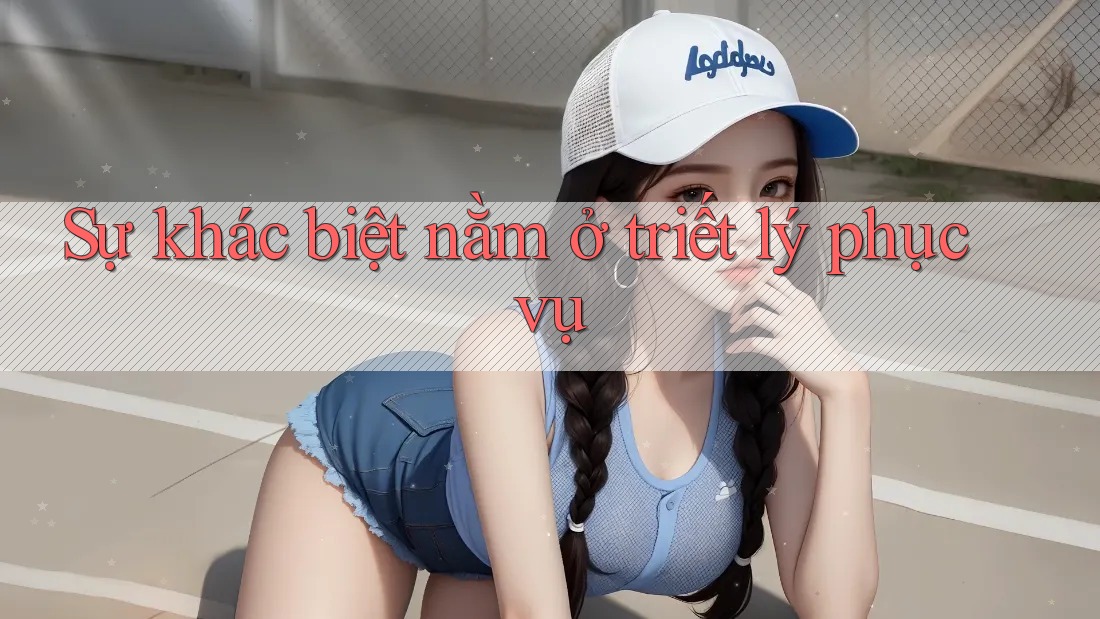 Sự khác biệt nằm ở triết lý phục vụ Sự khác biệt nằm ở triết lý phục vụ