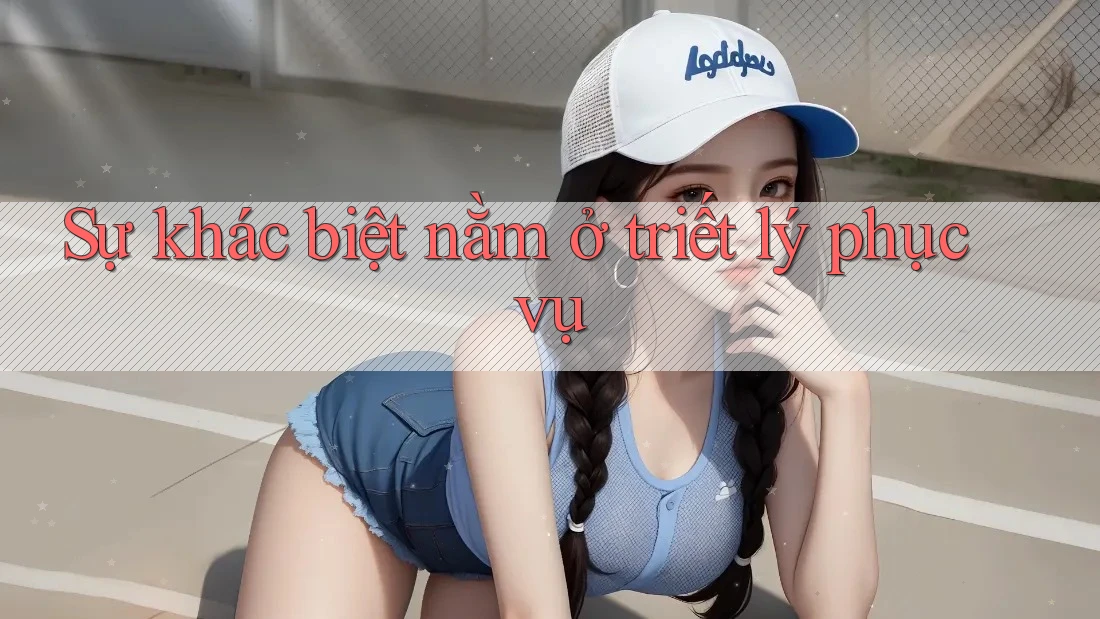 Sự khác biệt nằm ở triết lý phục vụ
