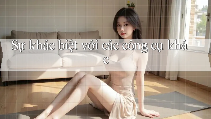 Sự khác biệt với các công cụ khác Sự khác biệt với các công cụ khác