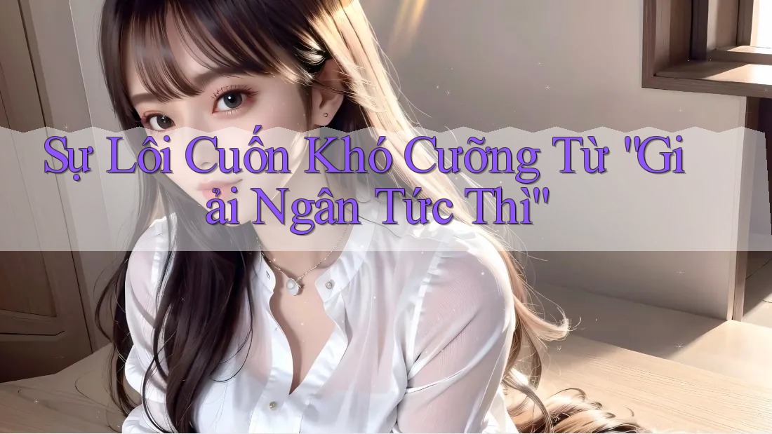 Sự Lôi Cuốn Khó Cưỡng Từ “Giải Ngân Tức Thì”
