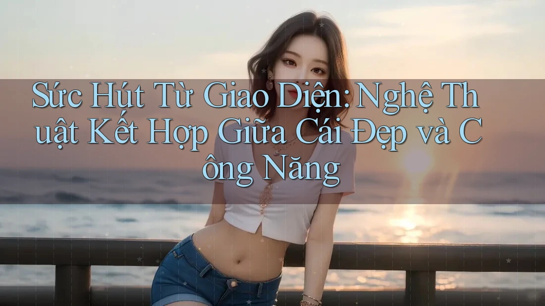 Sức Hút Từ Giao Diện: Nghệ Thuật Kết Hợp Giữa Cái Đẹp và Công Năng