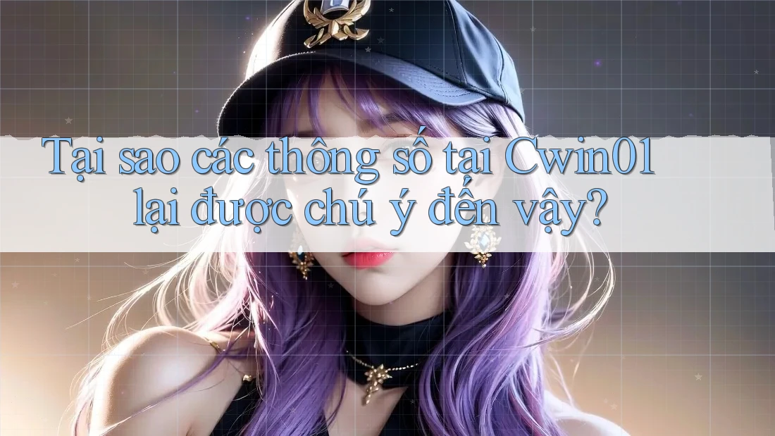 Tại sao các thông số tại Cwin01 lại được chú ý đến vậy?