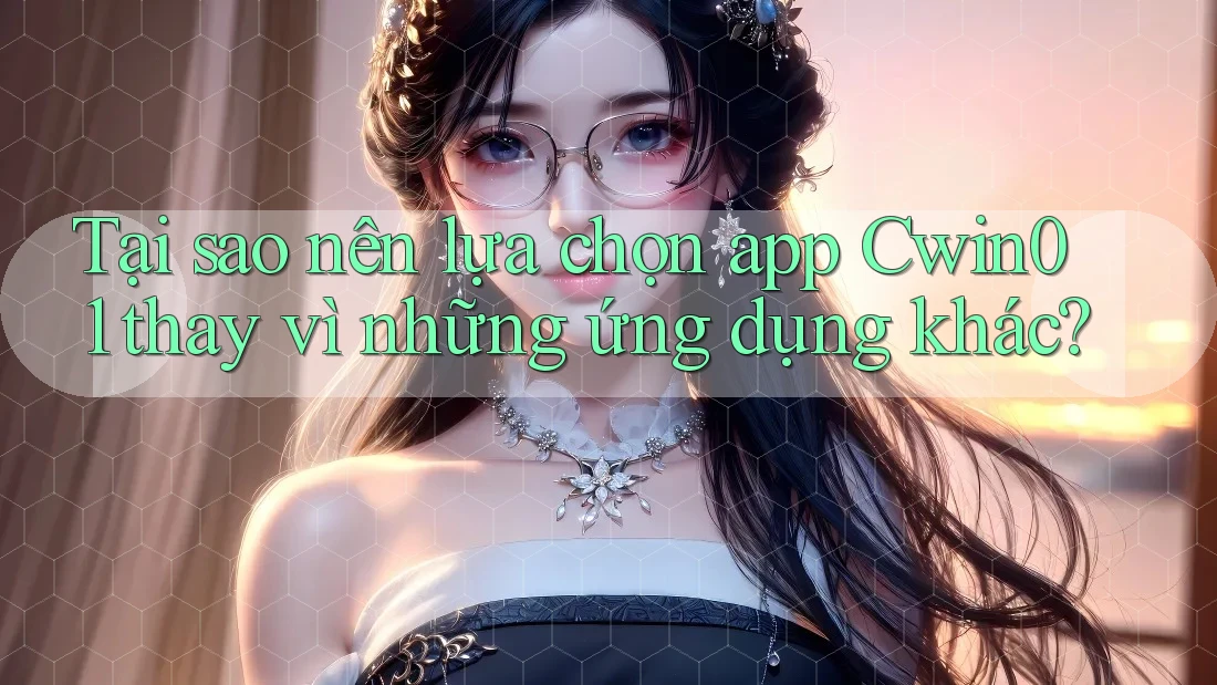 Tại sao nên lựa chọn app Cwin01 thay vì những ứng dụng khác?