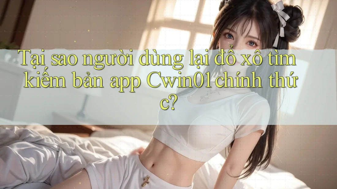 Tại sao người dùng lại đổ xô tìm kiếm bản app Cwin01 chính thức?