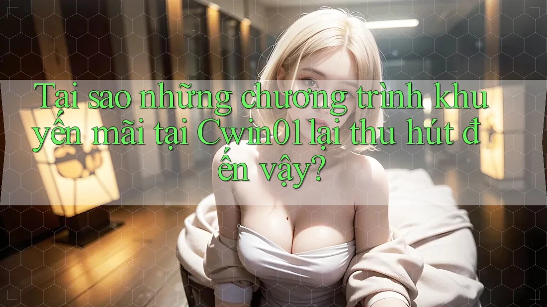 Tại sao những chương trình khuyến mãi tại Cwin01 lại thu hút đến vậy?