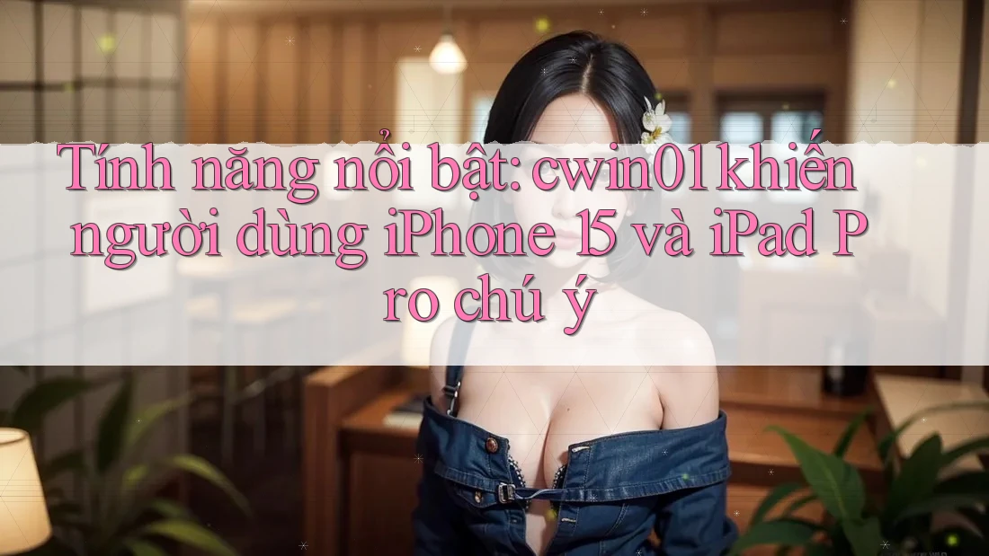 Tính năng nổi bật: cwin01 khiến người dùng iPhone 15 và iPad Pro chú ý